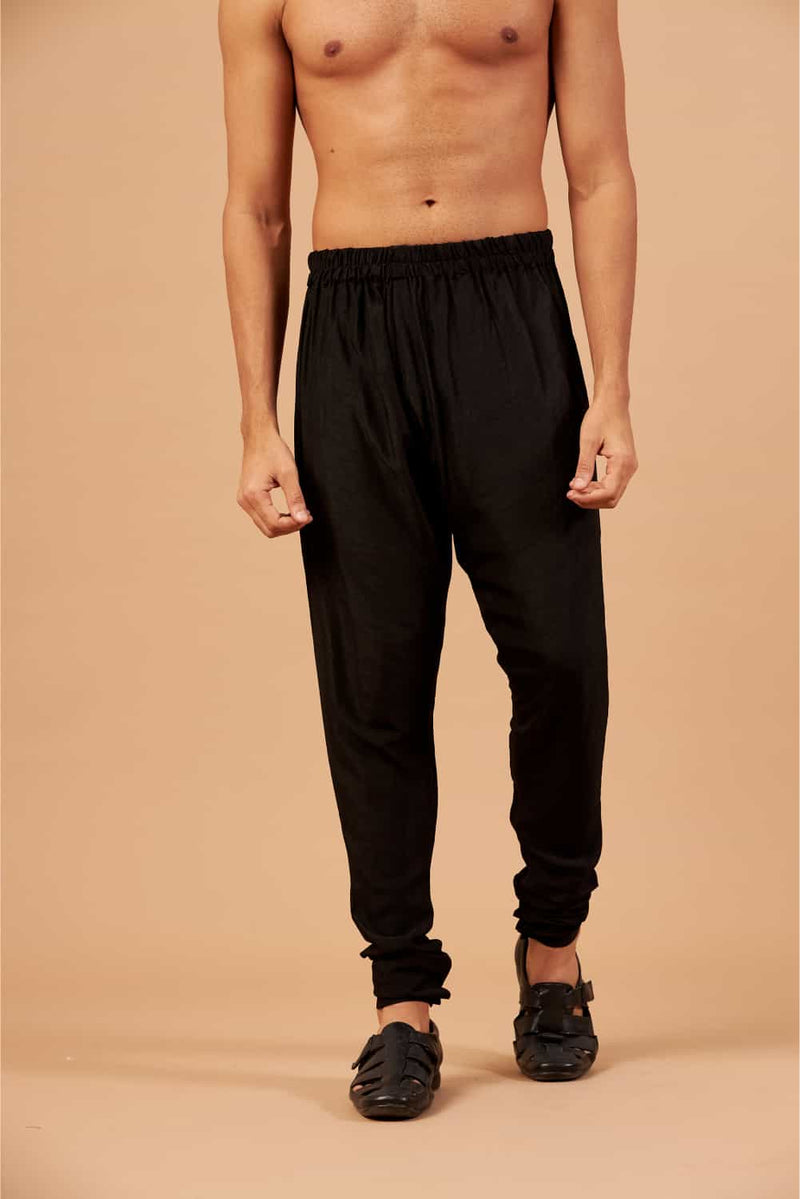 black Chudi Pant